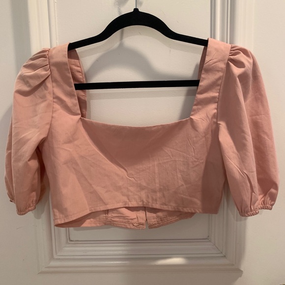 Nasty Gal Pink Crop Top - Picture 3 of 3